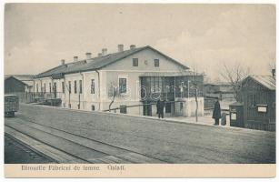 Galati, Galatz; Birourile Fabricei de lemne / wood factory, sawmill, offices, industrial railway