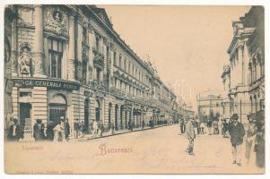 1901 Bucharest, Bukarest, Bucuresti, Bucuresci; Lipscanii, Banca Generala Romania, Casieria, Toma Taciu, Delias & Co. / street, bank, shops (EK)