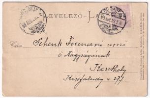 1899 (Vorläufer) Blaha Lujza és Lányi Géza. Strelisky cs. és kir. udvari fényképész felvétele. Emb. ...