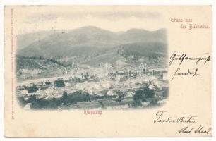 1898 (Vorläufer) Campulung Moldovenesc, Moldvahosszúmező, Kimpolung (Bukovina, Bukowina); Leon König Czernowitz No. 47. (Rb)