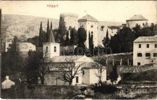 1913 Fiume, Rijeka; Tersatto / Trsat Castle (EK)