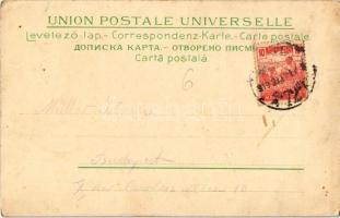 1919 Ada Kaleh, Török bazár / street view, Turkish bazaar. litho s: Heyer (EK)