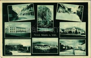 1941 Vágújhely, Neustadt an der Waag, Nové Mesto nad Váhom; mozaiklap / multi-view postcard (EK)