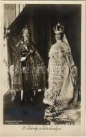 IV. Károly és Zita királyné. Koller tanár utóda Szenes felvétele 1916. Magyar Rotophot Társaság
