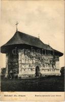 Arbore (Bukovina, Bukowina); Salutari din Arbora. Biserica aprodului Luca Arbore / Romanian Orthodox monastery church. Verlag F. Fielk (Radautz) (tear)