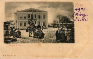 1903 Xanthi, Place de la foire / market (fl)