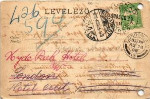 1908 Tusnádfürdő, Baile Tusnad; vasúti híd, vasútállomás. Müller Gyula utóda kiadása / railway bridg...