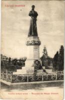 1906 Gödöllő, Erzsébet királyné (Sissi) szobra. D.K. Bp. / monument, statue of Empress Elisabeth of Austria (Sisi) (EK)