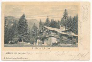 1906 Sinaia, Castelul regal de vinat / Royal hunting castle. H. Zeidner (EK)