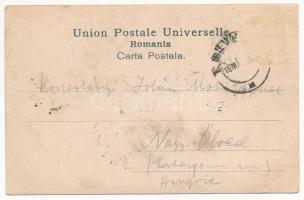 1902 Turnu Severin, Szörényvár; Liceul Traian / school (EK)