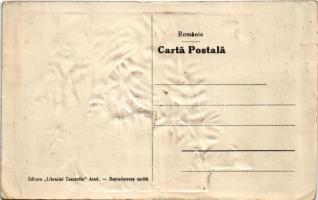 Romania. Regatul Romania 1925. Harta Relief, Protejati industria natioanal / Román Királyság domborn...