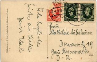 1939 Galgóc, Frasták, Hlohovec; Vág folyó és úszó vízi hajómalmok, hajómalom, vasúti híd. S. Bródy k...