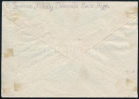 1946 (23. díjszabás) Külföldi levél 8000 billió P készpénzes bérmentesítéssel Ausztriába / Cover wit...