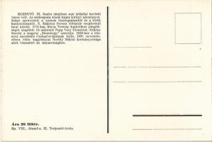 Rozsnyó, Roznava; Ez a magyarok földje! irredenta művészlap címerrel. Fébé-nyomda / castle, Hungaria...