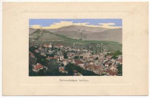 1909 Selmecbánya, Banská Stiavnica; Kálvária a háttérben. Joerges / calvary in the background (EK)