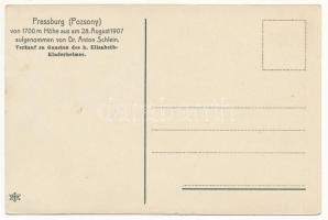 Pozsony, Pressburg, Bratislava; Légi felvétel 1700 m magasságból 1907. augusztus 28-án, Dr. Anton Sc...