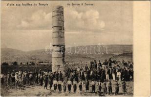 Samos, Visite aux fouilles du Temple, de Junon a Samos / Visit to the excavations of the Juno Temple
