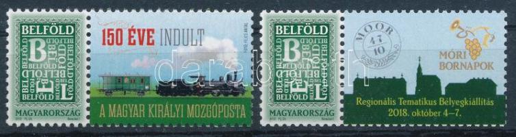 2018 2 db megszemélyesített belföldi bélyeg