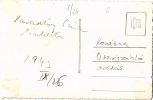 1943 Kovászna, Covasna; Székely határőr szobor és országzászló avatási ünnepsége, Havadtőy Sándor re...