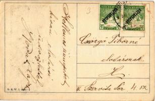 1919 Boldog húsvéti ünnepeket! / Easter. B.K.W.I. 4652-4. s: Mela Koehler (?) (EK)