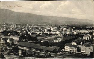 Maribor, Marburg a. Drau; Bahnhof / railway station (EB)