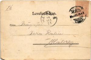 1899 (Vorläufer) Arad, Fehér Kereszt szálloda, belső. Honisch udvari fényképész felvételei után. Pic...