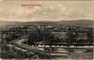 1905 Sepsiszentgyörgy, Sfantu Gheorghe; híd. Benkő M. kiadása / bridge (felszíni sérülés / surface damage)