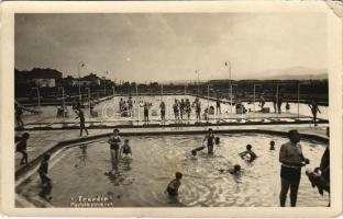Trencsén, Trencín; Mestská plavárek / Városi strand fürdő / swimming pool. photo (EK)