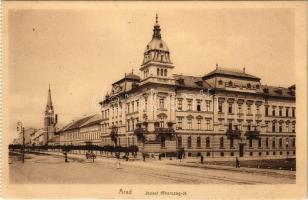 Arad, József főherczog út, takarékpénztár / street, savings bank