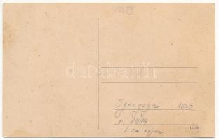 Zboró, Zborov; Első világháborúban lerombolt zsinagóga / WWI ruins of the demolished synagogue (EK)