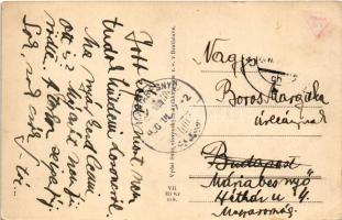 1930 Losonc, Lucenec; Srobárova ulica / utca, Adolf Lőrinc fakereskedő és tűzifa aprító üzlete / str...