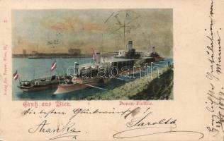 1899 Danube-fleet LItho