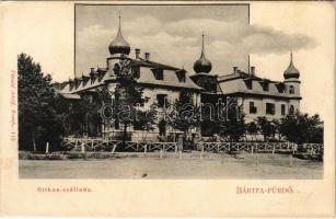 Bártfa-fürdő, Bardejovské Kúpele, Bardiov, Bardejov; Otthon szálloda. Divald Adolf 112. / hotel (EK)