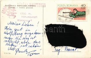 1966 Wolfsberg, Szörényordas, Volfsberg, Garana; látkép / general view + "Garana-Wolfsberg 1000...