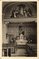 Temesvár, Timisoara; Institut d. A. Schulschwestern d. N. D. Temesvar Josefstadt / Notre Dame Iskolanővérek Intézete, kápolna belső / chapel, interior (EK)