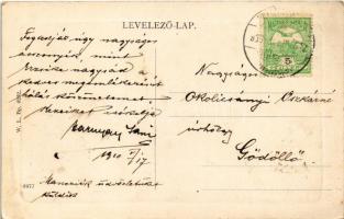 1910 Munkács, Mukacheve, Mukachevo, Mukacevo; Kossuth Lajos utca, Goldstein Sándor, Berger Herman, S...