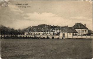 1910 Székesfehérvár, Szent György kórház. Robitsek Sándor kiadása (felületi sérülés / surface damage)