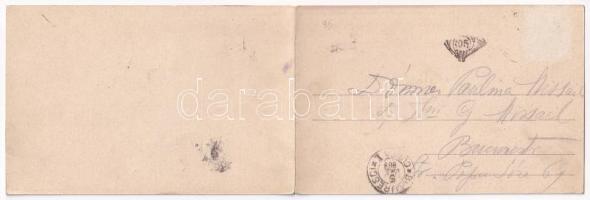 1903 Predeál, Predeal; 2-részes kihajtható panorámalap / 2-tiled folding panoramacard (Rb)