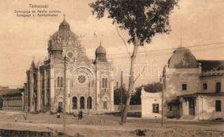 Temesvár synagogue and theater