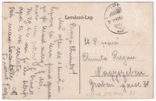 Lippa, Lipova; Görögkeleti ortodox templom éjjel. Bárány Szerén kiadása / Orthodox church at night (...