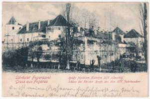 1901 Fogaras, Fagaras; Apaffy (Apafi) fejedelem kastélya a XIV. századból / Schloss des Fürsten Apaffy aus dem XIV. Jahrhundert / castle (kis szakadás / small tear)