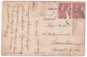 1923 Szatmárnémeti, Szatmár, Satu Mare; Jézus szíve temploma (Kálvária), Jézus Társasági konviktus. ...