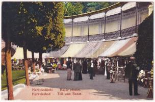 Herkulesfürdő, Baile Herculane; Bazár részlet, üzletek / Teil vom Bazar / bazaar, shops