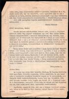 1916 Romain Rolland (1866-1944) Nobel-díjas francia író kettő darab, autográf aláírással ellátott ma...