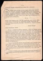 1916 Romain Rolland (1866-1944) Nobel-díjas francia író kettő darab, autográf aláírással ellátott ma...
