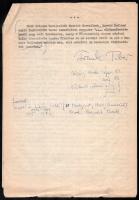 1916 Romain Rolland (1866-1944) Nobel-díjas francia író kettő darab, autográf aláírással ellátott ma...