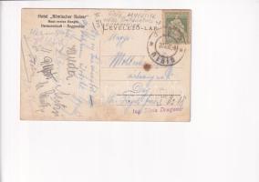 Nagyszeben, Hermannstadt, Sibiu; Hotel Römischer Kaiser / Római császár szálloda / hotel, advertisem...