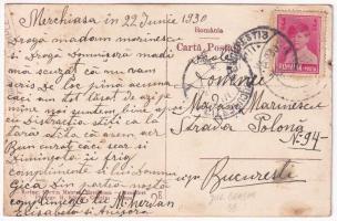 1930 Mirkvásár, Streitfort, Mercheasa; Vedere totala, Scoala ev. lut., Bacanie M. Maurer / Totalansi...