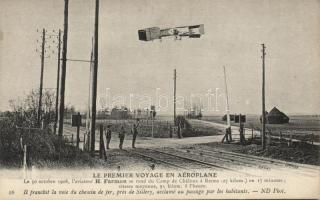 Silery H. Farman with airplane