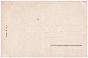 Balázsfalva, Blasendorf, Blaj; Elevii cursului III. pedagogic din Blaj 1913/14. / A tanáriskola hall...